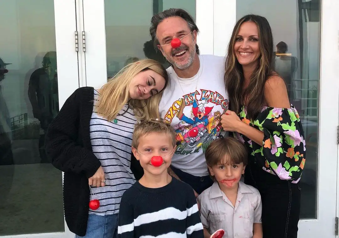 david arquette with wife and children